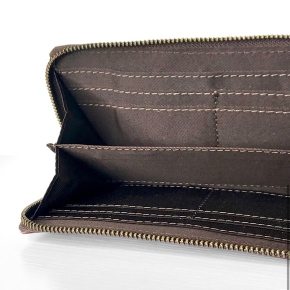 A50) New! Handmade genuine leather genuine
cowhide fur leather amazing wallet - Picture 5 of 6